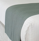 Hotel Bed Runner QUOTE - CHARCOAL