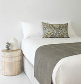 Hotel Bed Runner QUOTE - PISTACHIO