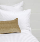 Sateen Stripe Hotel Pillowcases