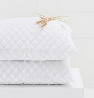 Quilted Pillow Protector – Stain Resistant, Washable
