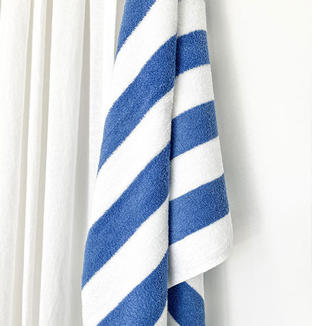 Commercial Pool Towel Striped Vat Dyed