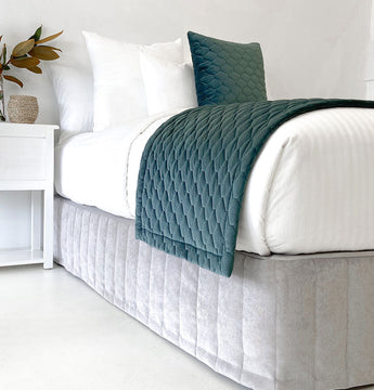 Guest Decorator Quilted Bed Valance